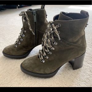 Aquatalia Suede Heeled Boots